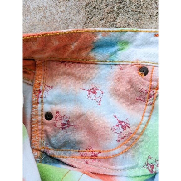 rare🔥 True Religion flare "Cocktail Butterfly" custom - Picture 11 of 13